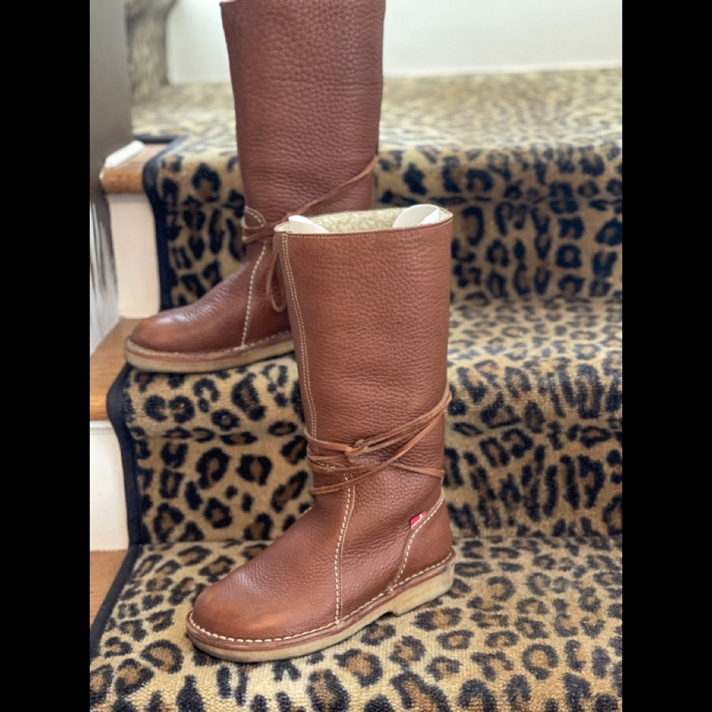 DUCKFEET- Women’s Wool lined boots (nut)(38)
